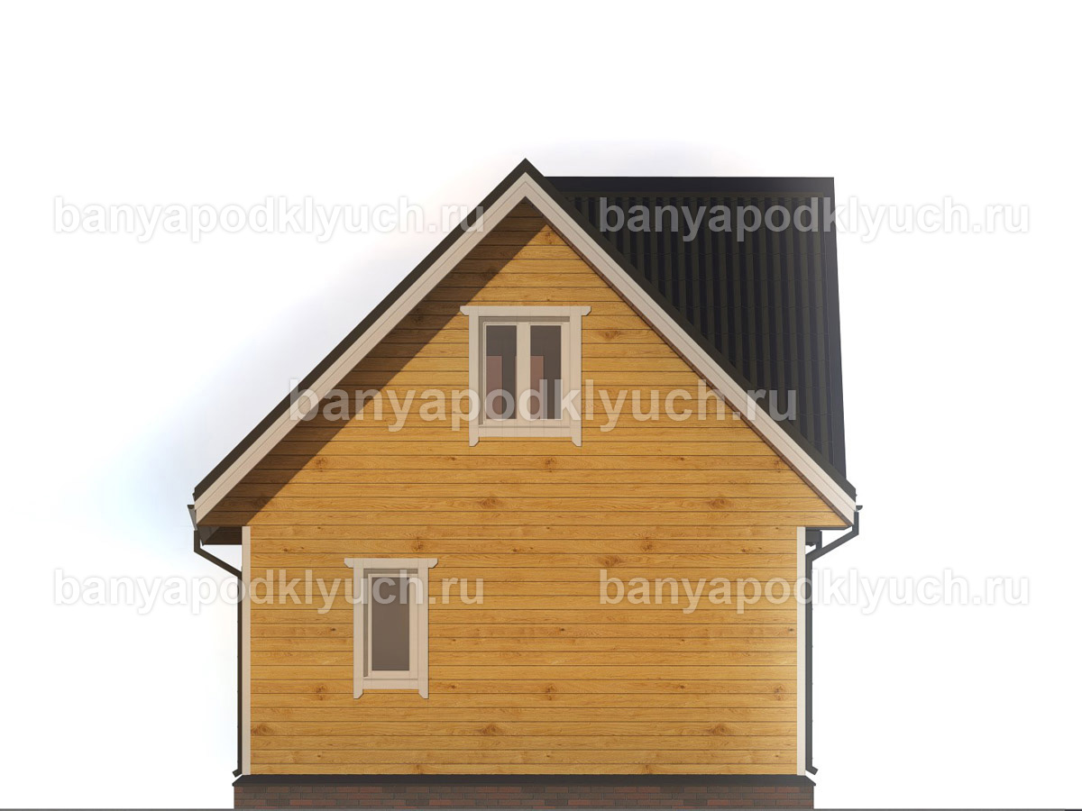 Баня из бруса 6x6 м Баня из бруса 6x6 м