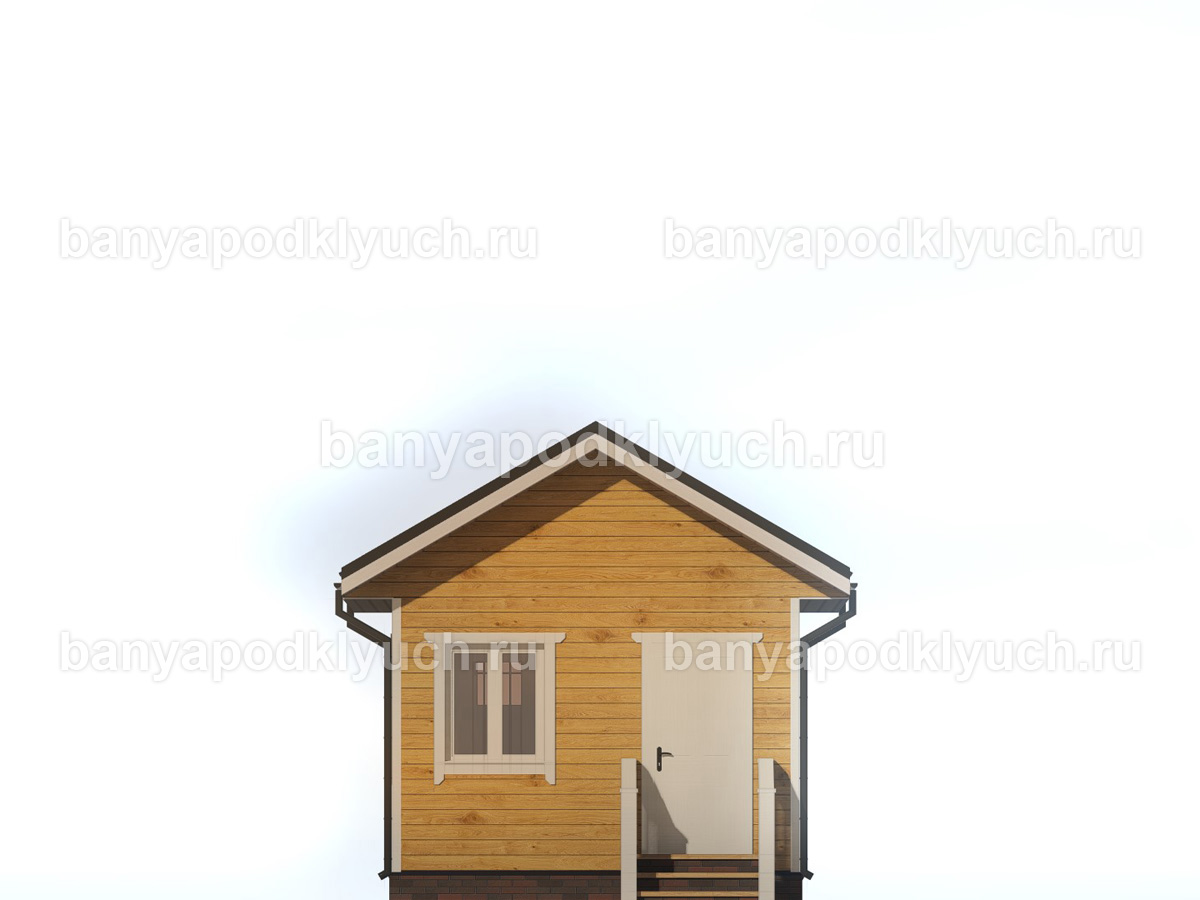 Баня из бруса 4x4 м Баня из бруса 4x4 м